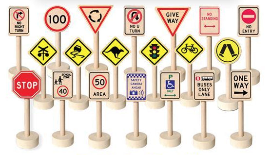 Fun Factory Traffic Signs 20pc
