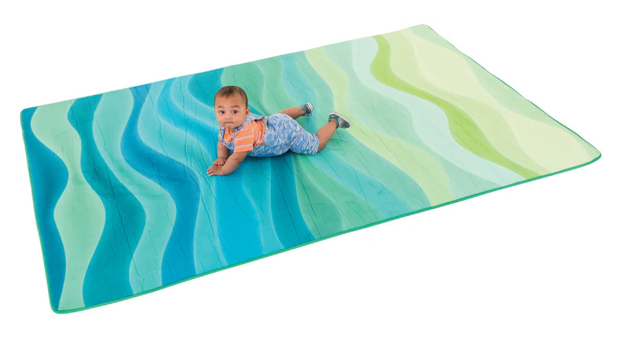 Waves - Soft Memory Foam Carpet -140x220cm