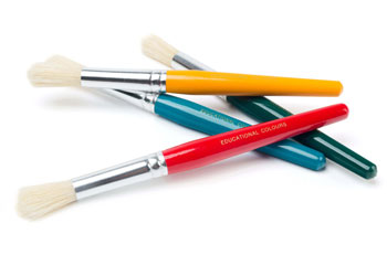 Jumbo Stubby Round Brush Set 4