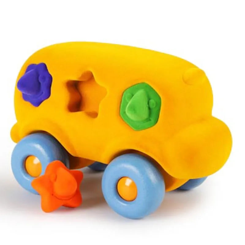 Rubbabu The Shape Sorter Bus Large Yellow