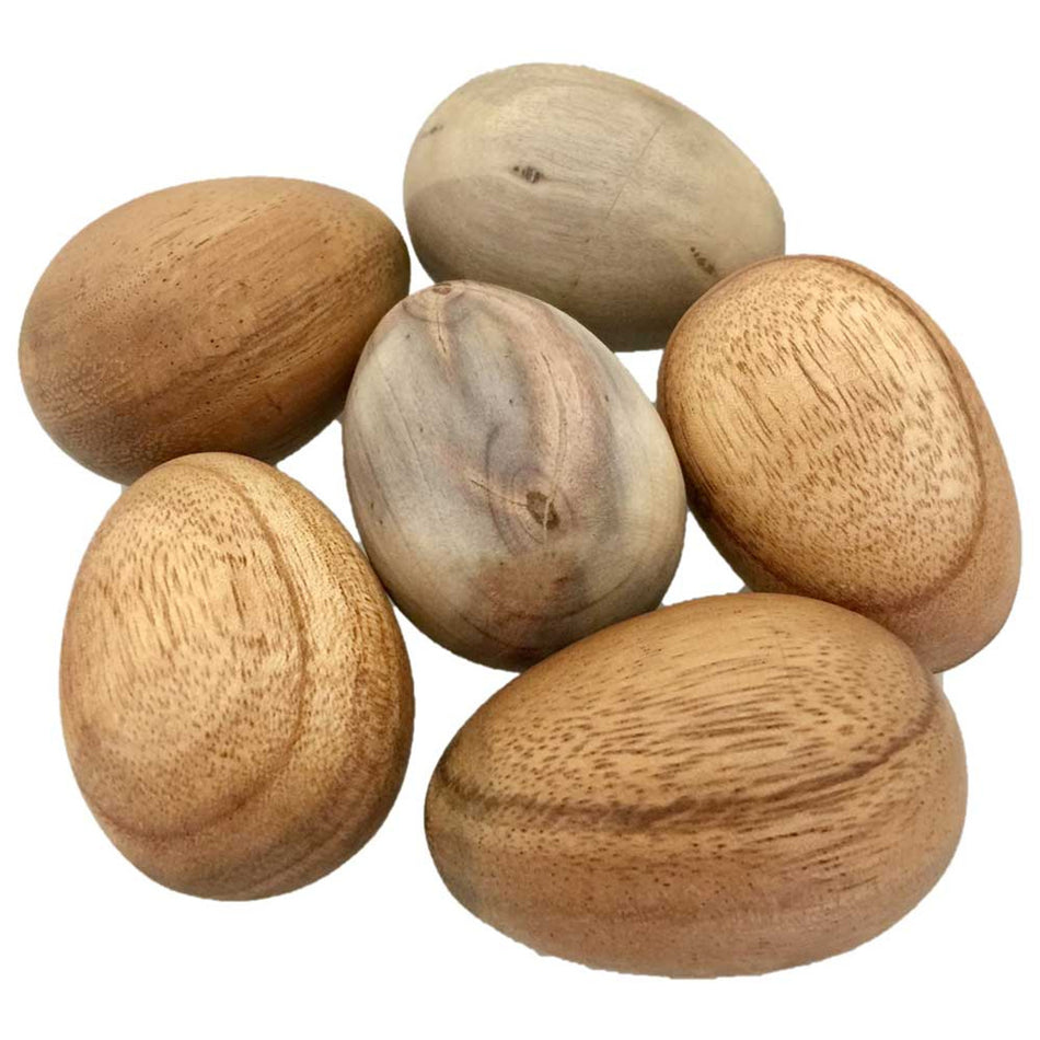 Papoose Wooden Eggs 6pc