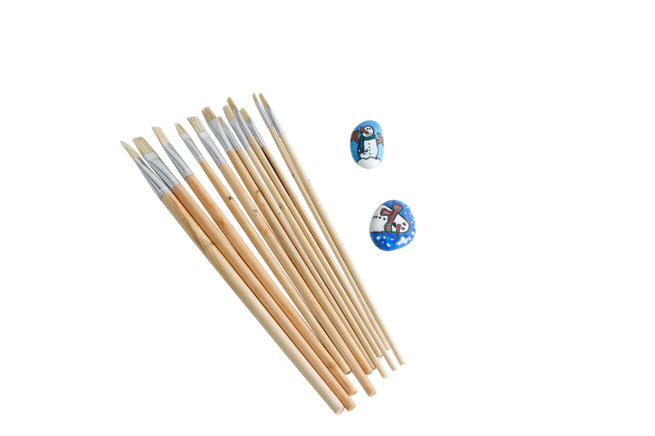 Long Round Brushes 12pk