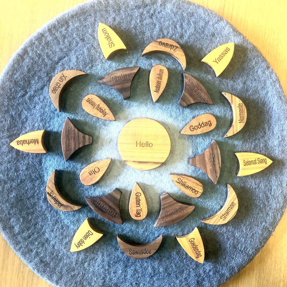 Awe & Wonder Say Hello Mandala