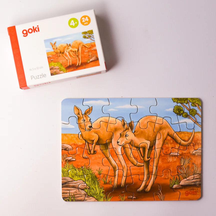 Goki Mini-Puzzle Australian Animals