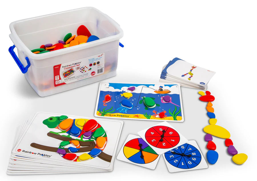 EDX Rainbow Pebbles Classroom Set 252pc