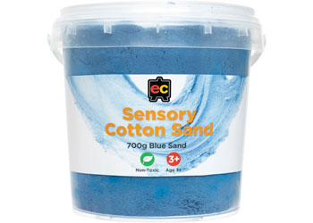 Sensory Cotton Sand 700g  Blue