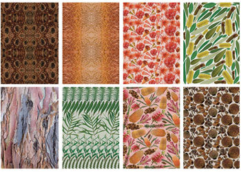 Pattern Paper A4 40 sheets Plants