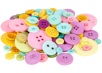 Buttons Pastel Tub 600g