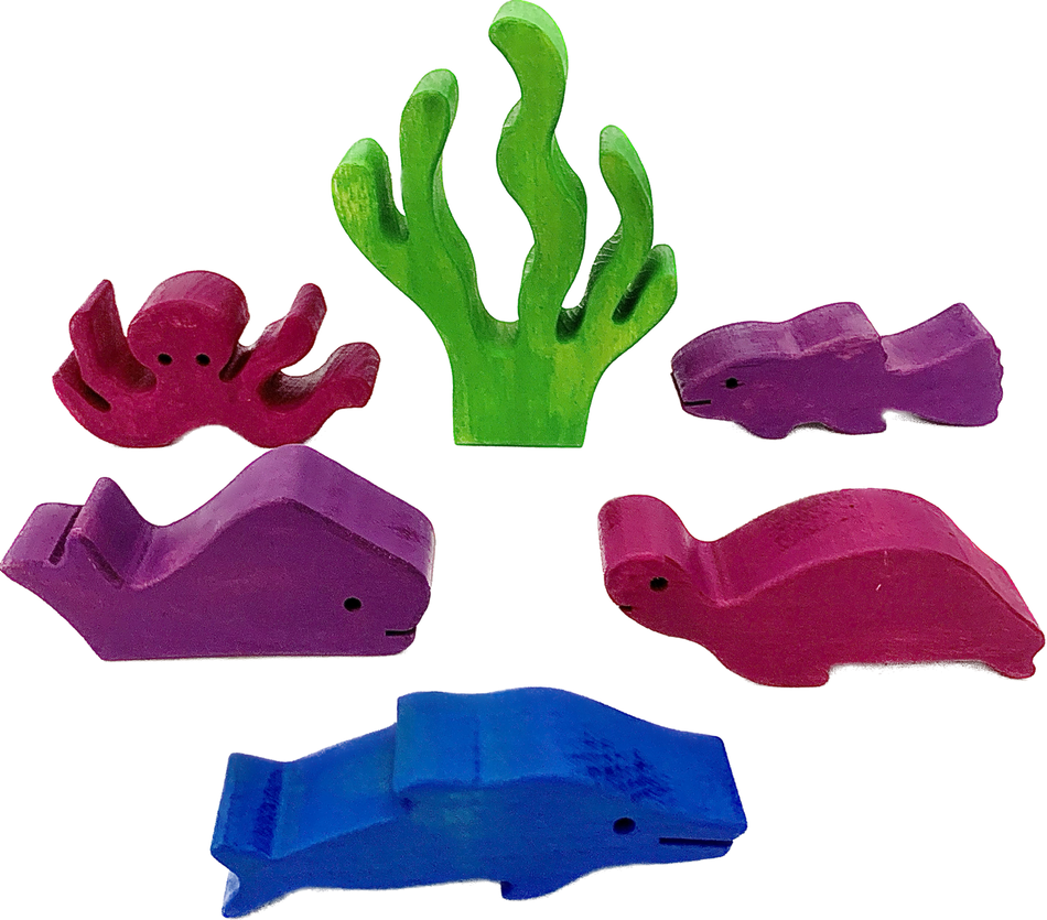 Papoose Cool Wood Sea Story 6pc
