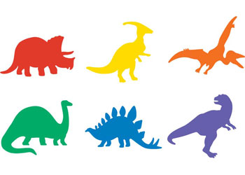Stencils Dinosaur Set 6