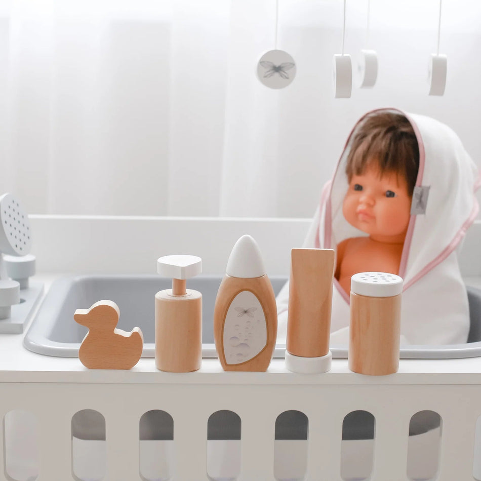 Astrup Wooden Doll Care & Bathing Set