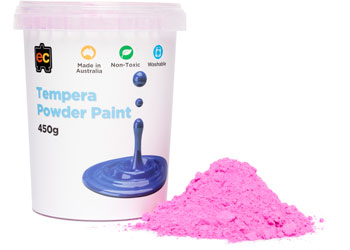 Tempera Powder Paint 450gm Pink