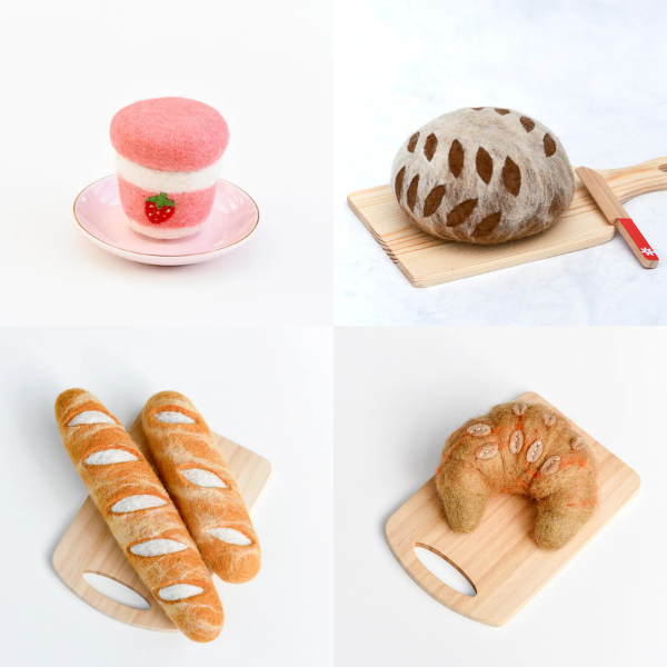 Tara Treasures Felt Bakery & Breakfast Set