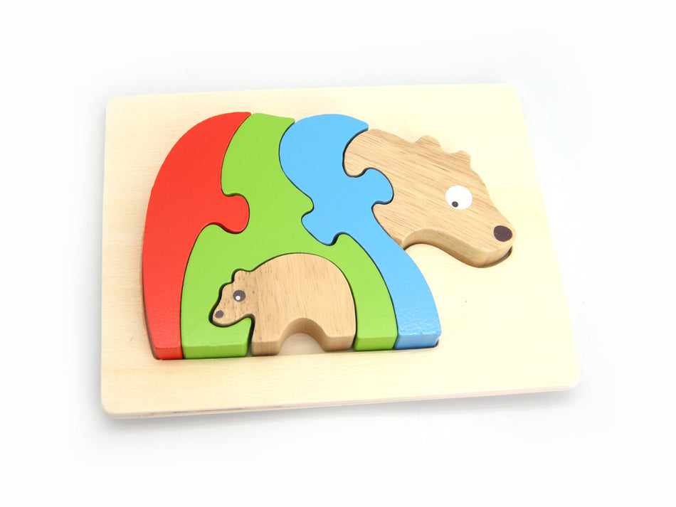 Kaper Kidz Stacking Puzzle Bear & Baby