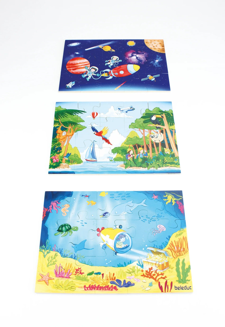 Beleduc From the Deep Sea to Outer Space Floor Puzzle