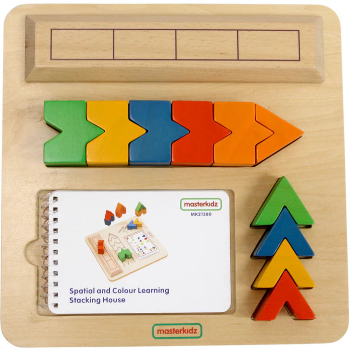 Masterkidz Spatial & Colour Learning Stacking House