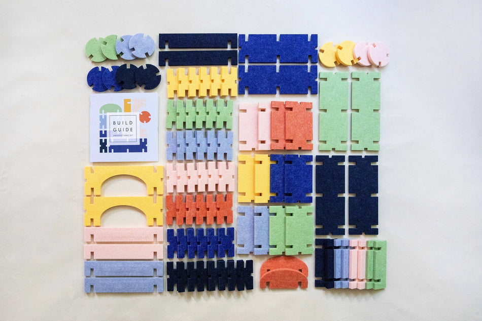 Lowercase Toys Interlocking Blocks Architectural Set