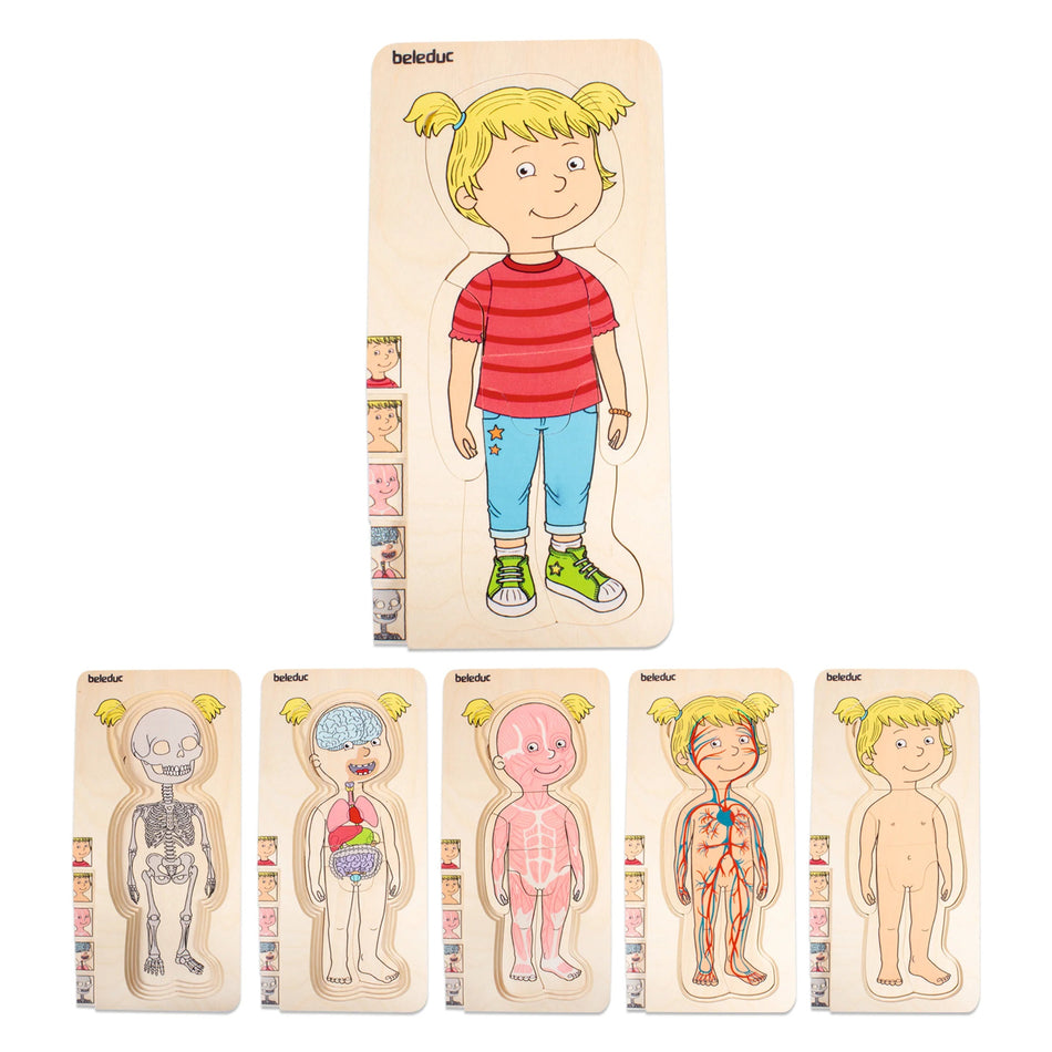 Beleduc Your Body Puzzle Girl