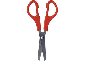 Scissors Red Handle 130mm