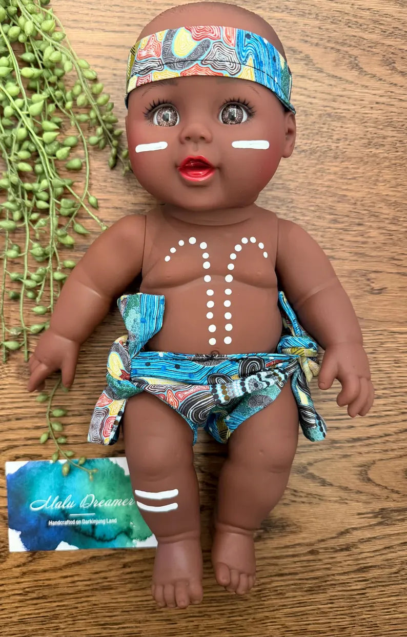 First Nations Dolls Clothing Boy Shorts & Headband