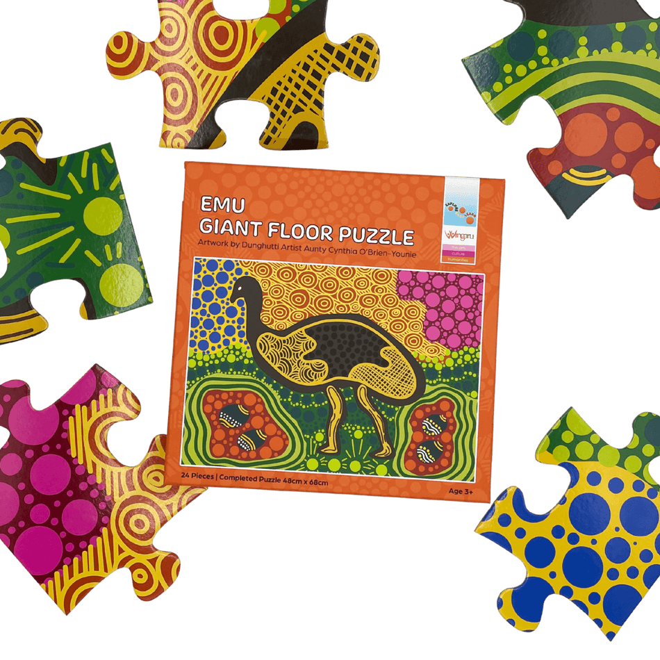 Wingaru Education Giant Floor Puzzle - Emu