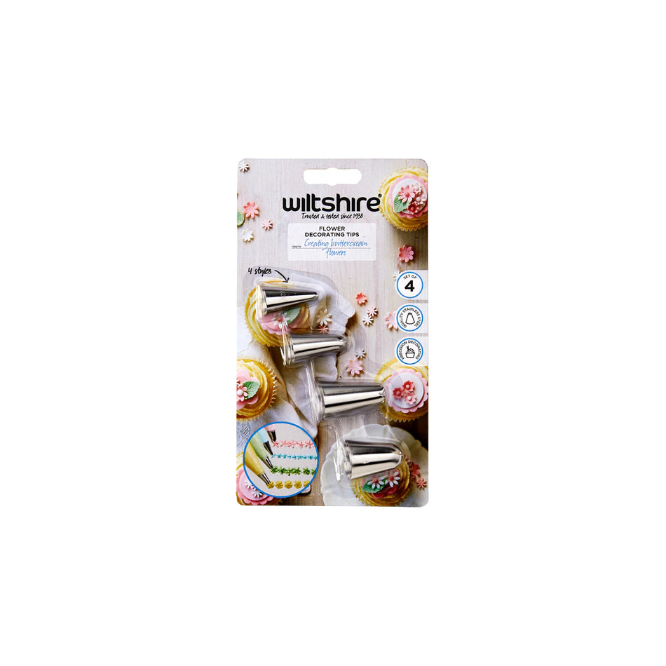 Wiltshire Flower Nozzles Pk 4
