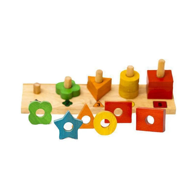 Q Toys Shapes & Colours Counting Stair