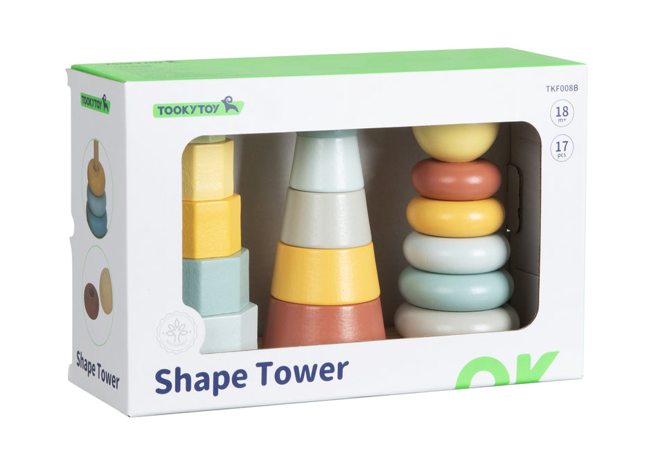 Tooky Toy My Forest Friends Shape Tower