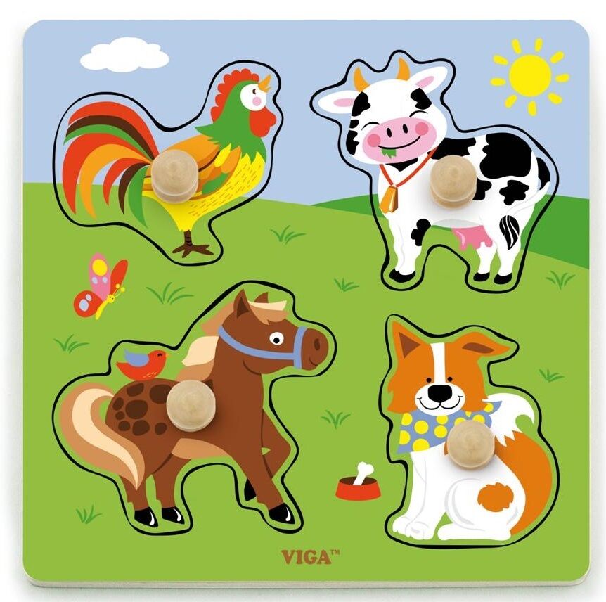 Viga Big Knob Puzzle Farm