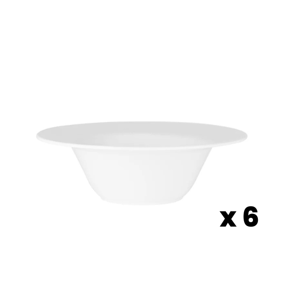 Superware Melamine Serving Bowl Round White 285x85mm 6pk