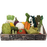Papoose Crated Felt Vegetable Set