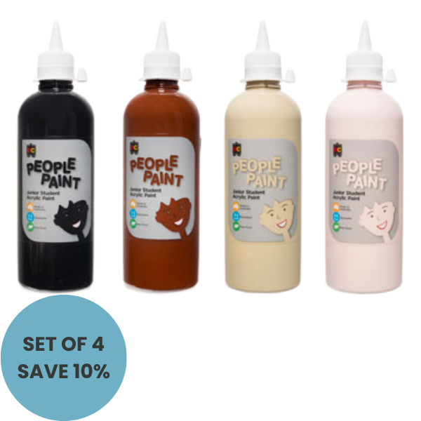 Liquicryl People Paint 500ml Set of 4