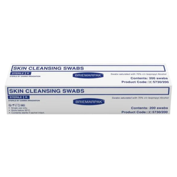 Skin Cleansing Swabs 200/pack