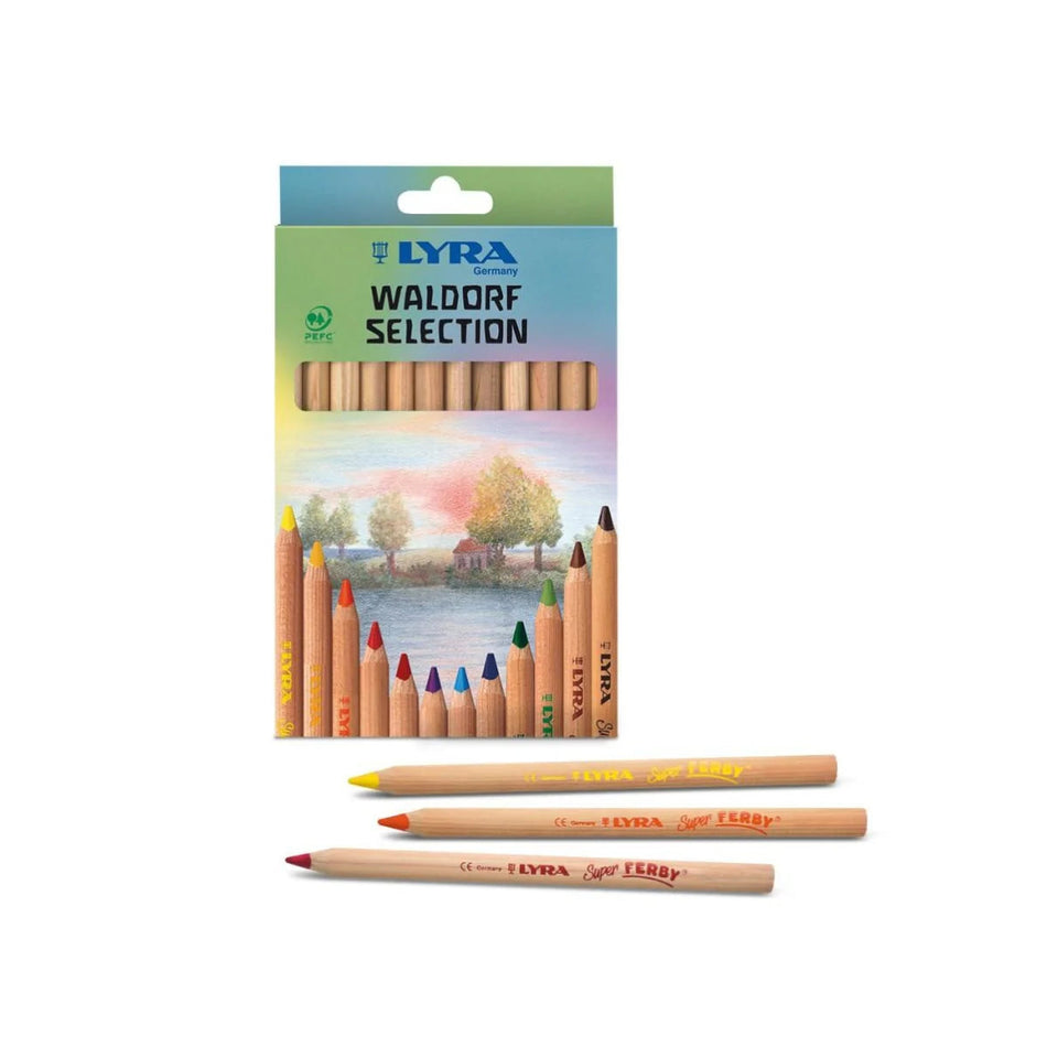Lyra Super Ferby Unlacquered Waldorf 12pk