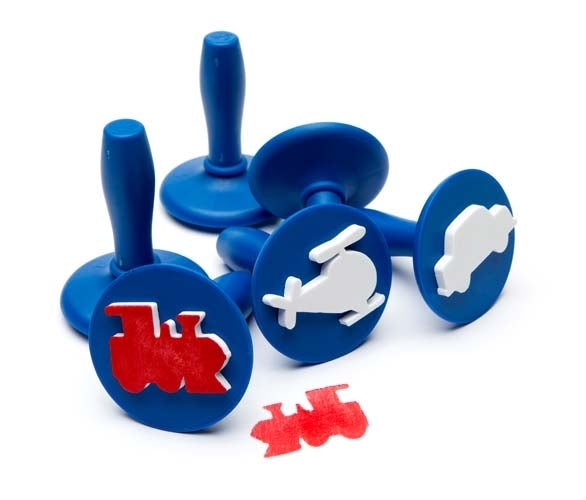 Paint & Dough Stampers Transport Set of 6