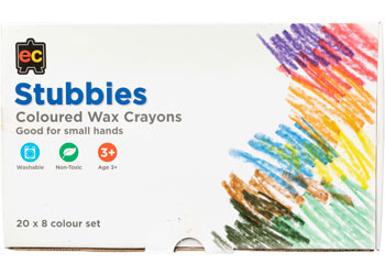 Crayons Stubbies Box 160