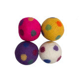 Papoose Polka Dot Balls 7cm 4pc