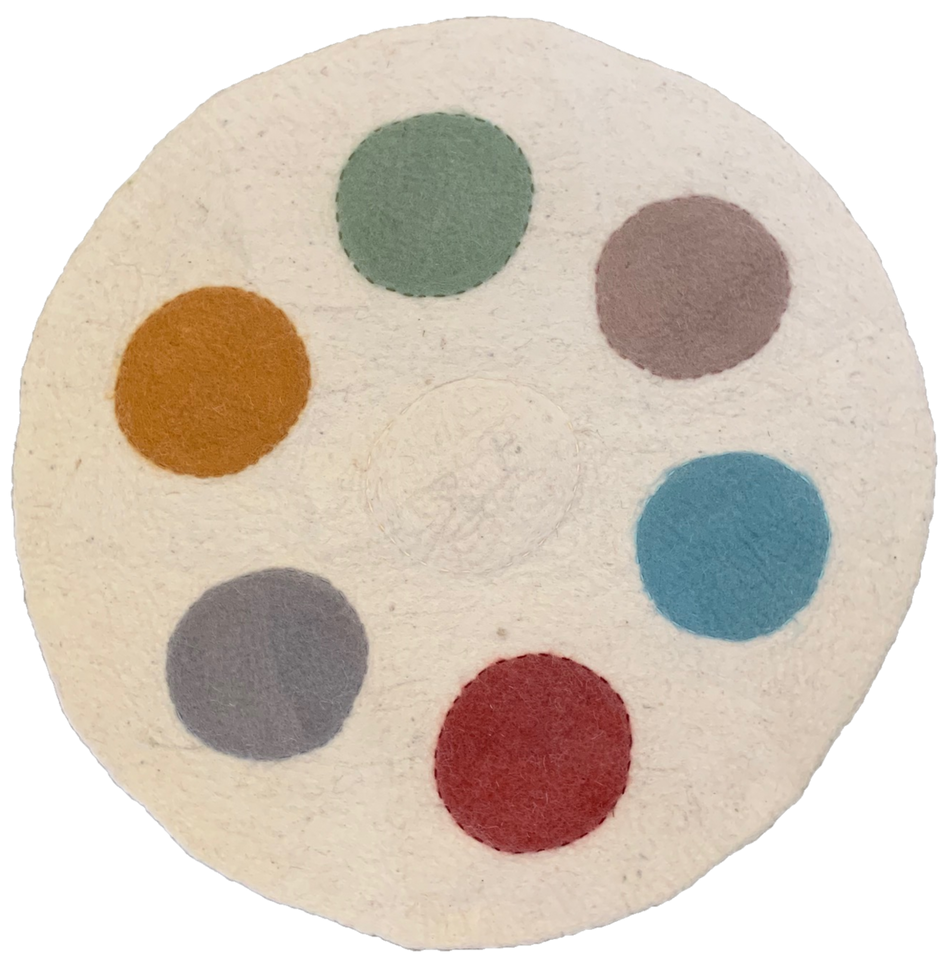 Papoose Circles Mat 70cm Earth