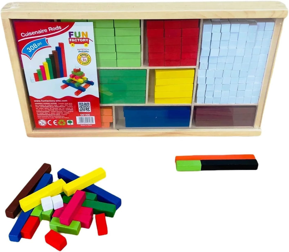Fun Factory Cuisenaire Rods 308pc