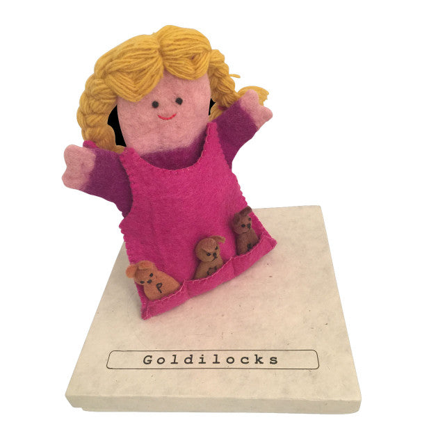 Papoose Story Puppet Goldilocks & Three Bears