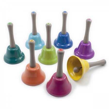 Artiwood Rainbow Musical Hand Bells 8 Piece Set