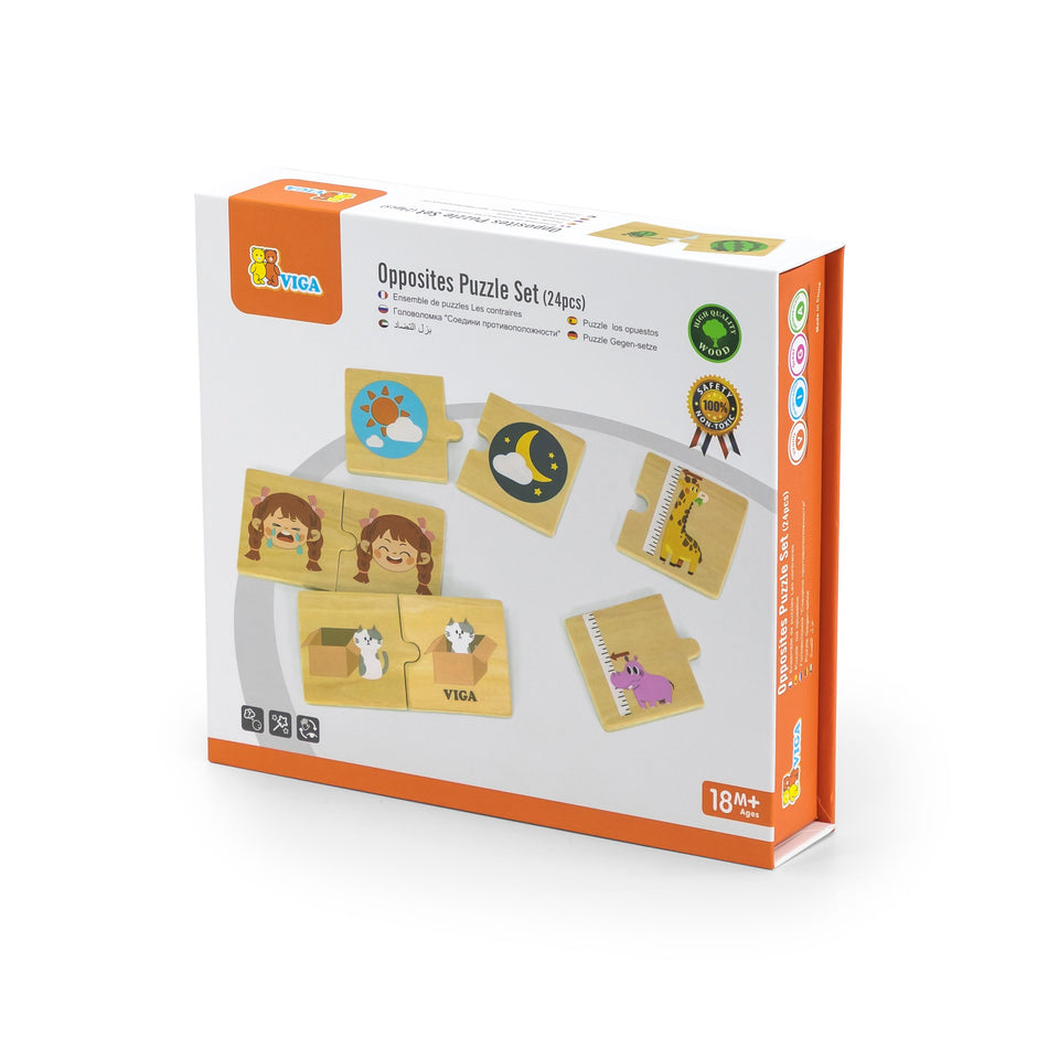 Viga Opposites Puzzle Set