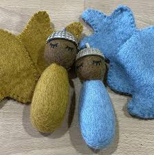 Papoose Earth Acorn Babies 7pc