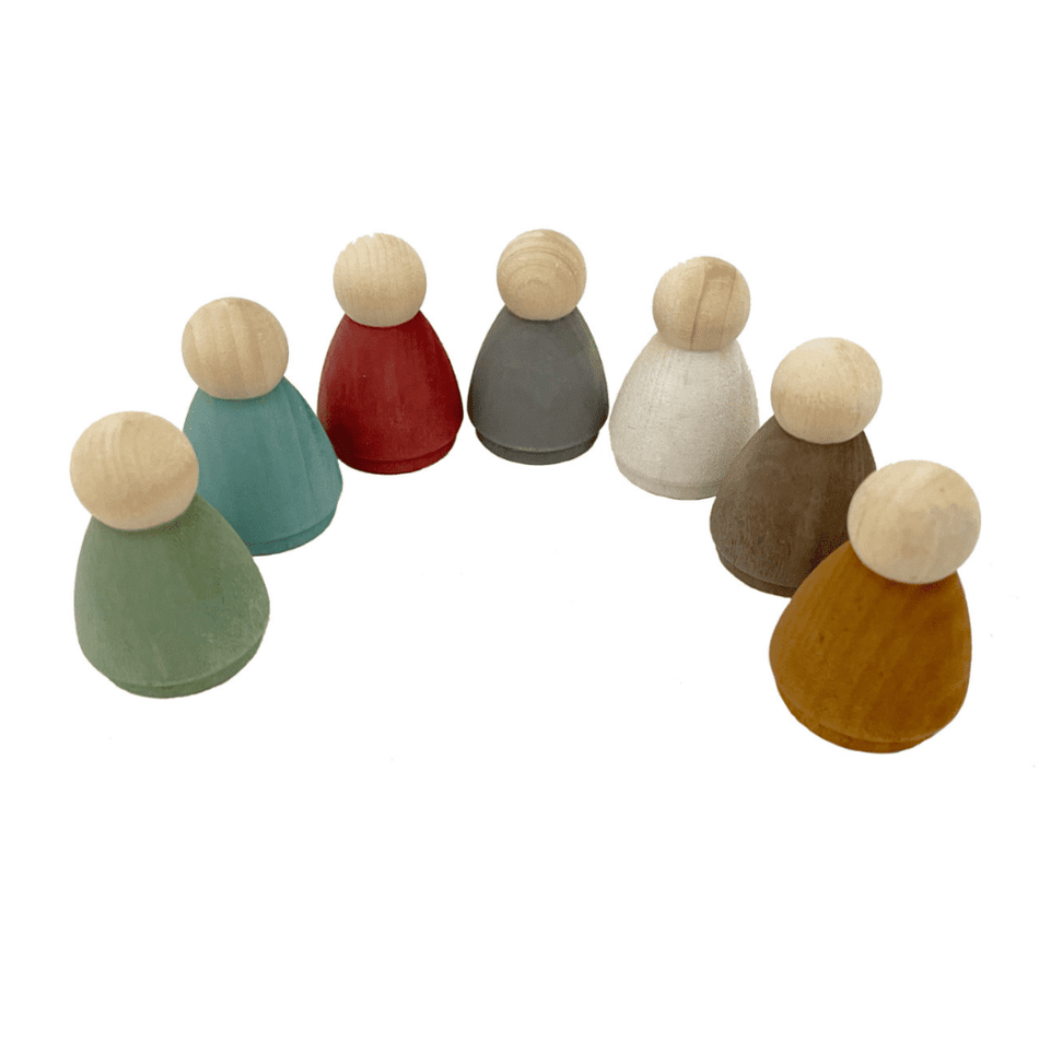Papoose Earth Sumo People 7pc