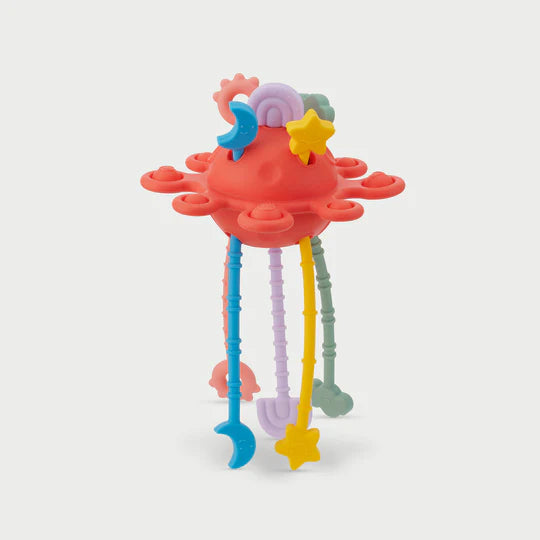 Tickit SiliSoft Zip Pull Toy (Rainbow)