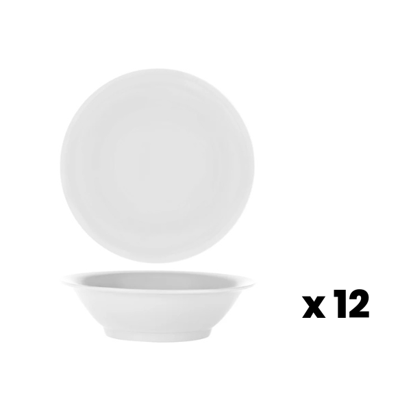 Superware Melamine Bowl White 18cm 12pk
