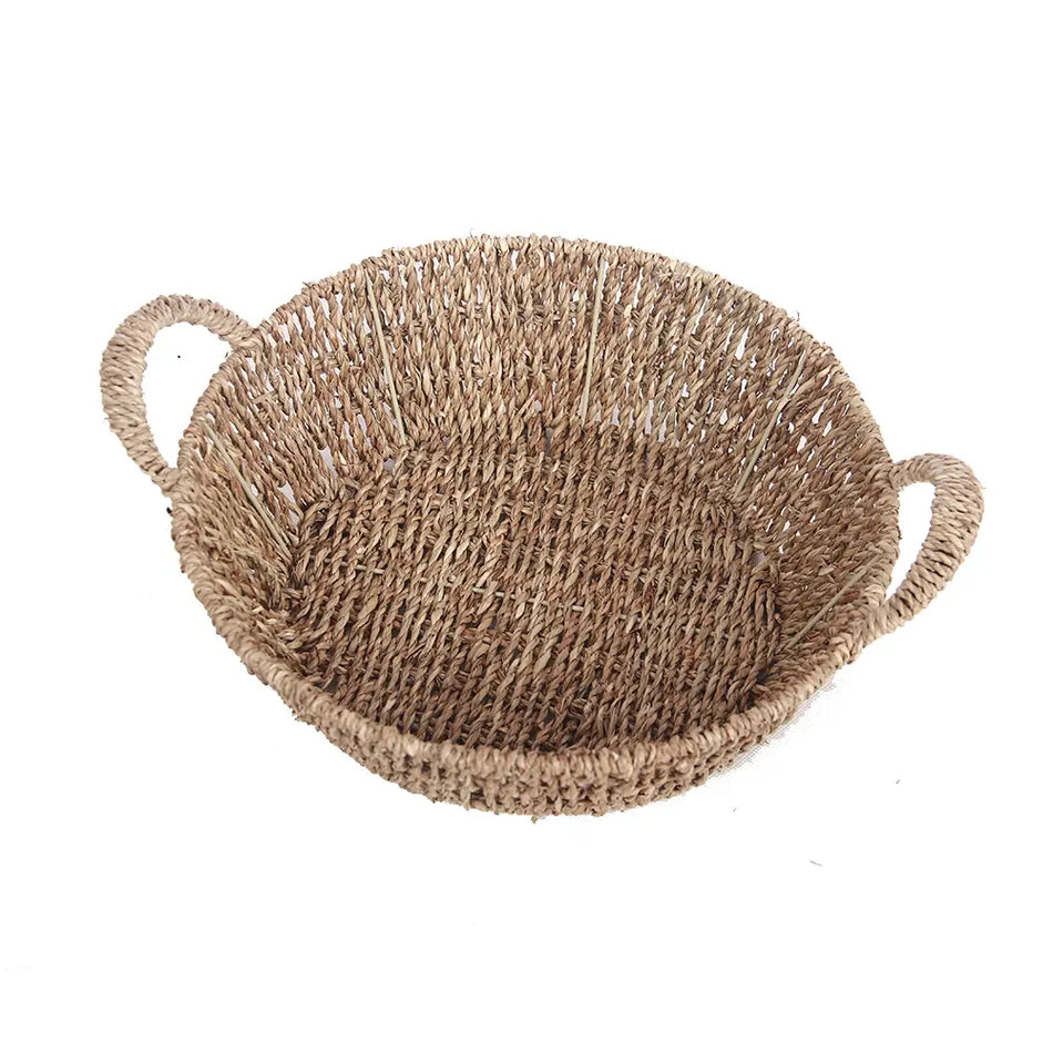 Masterworks Medium Round Tapered Seagrass Tray
