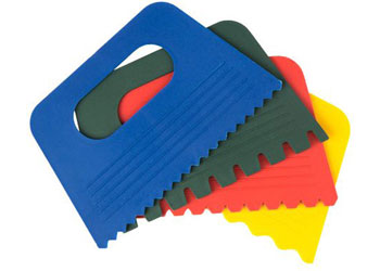 Paint Pattern Scrapers Pk 4