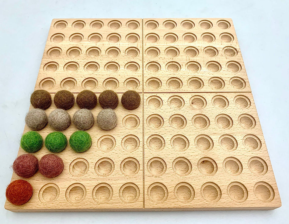 Papoose Montessori Board Earth 101pc