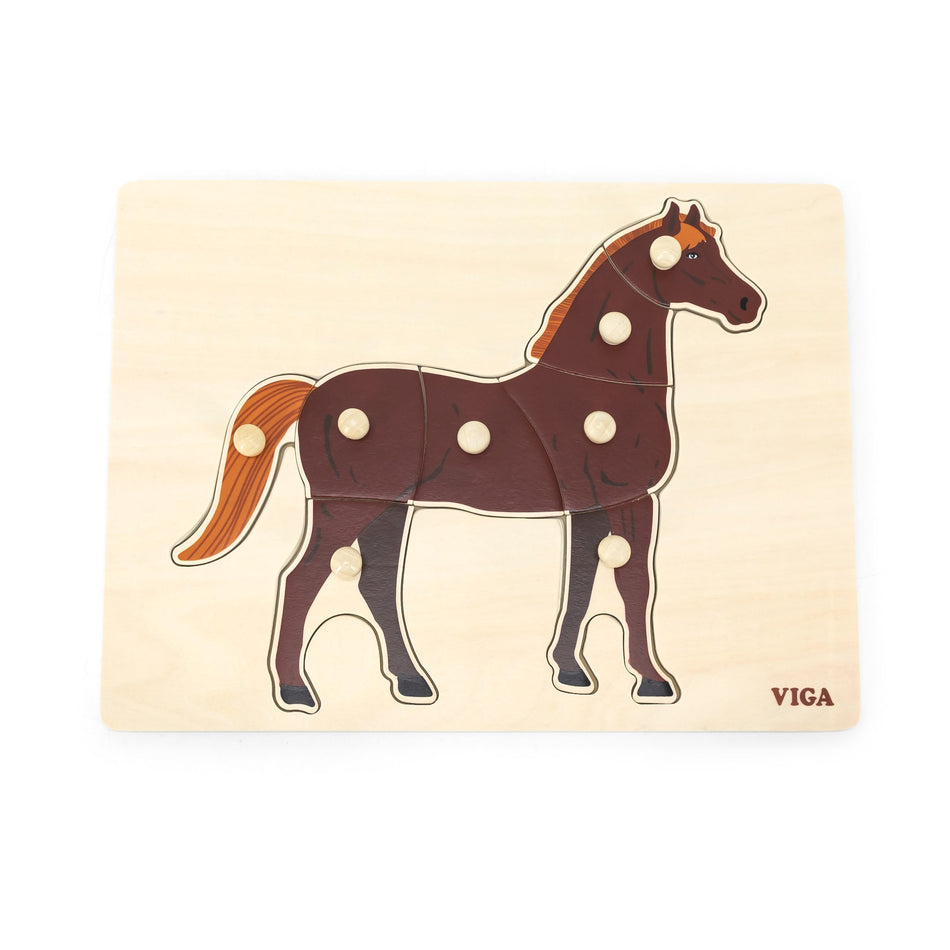 Viga Montessori Puzzle Horse